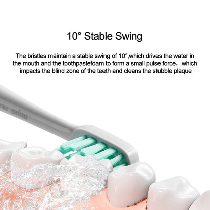 XIAOMI MIJIA T300 Electric Toothbrush  IPX7 Waterproof Smart Sonic Brush Ultrasonic Whitening Teeth Tooth Brush For Toothbrushes-EXPROTAS
