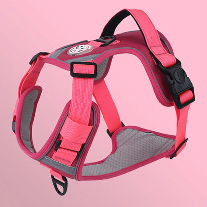 Reflective Dog Harness Adjustable Vest with Handle for Small to Large Dogs
