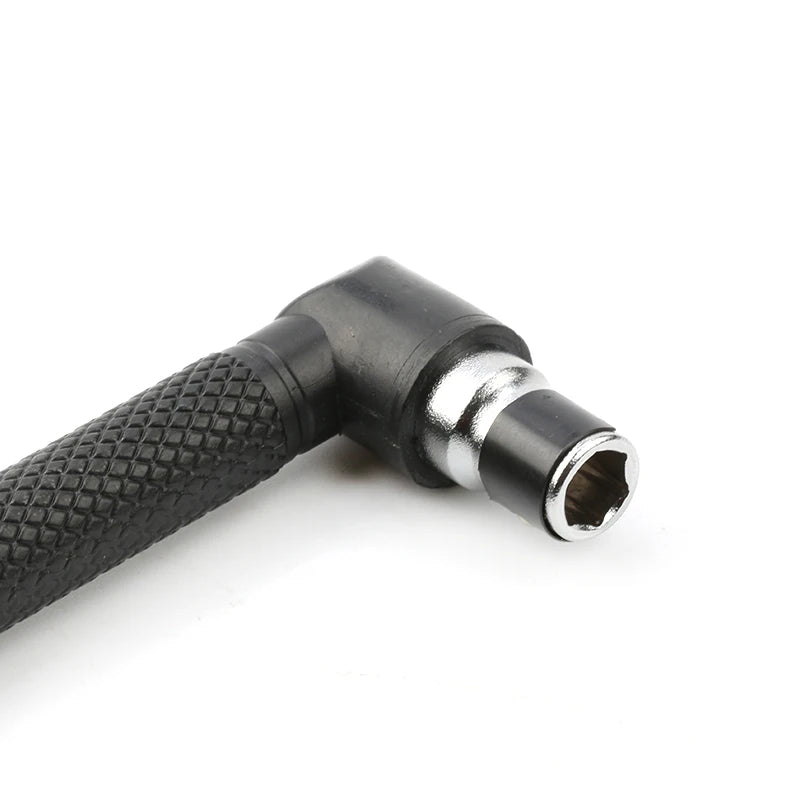 Hexagon Screwdriver Bit 1/4" Double-End Handle Black 6.35mm Wrench Tool
