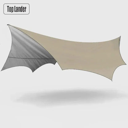 5.1x5.1m Large Camping Tarp Waterproof Octagon Butterfly Outdoor Sun Shelter Awning Tent Shade Sunshade Beach Tourist Canopy-EXPROTAS