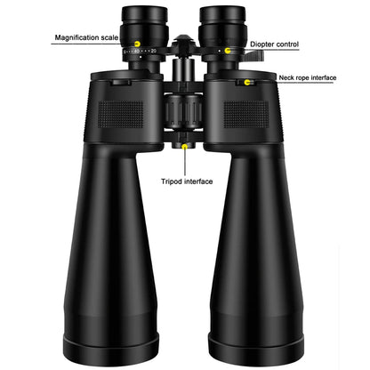 BORWOLF 20-60X70 Binoculars High Magnification  Long Range Zoom 60 Times  Hunting   Astronomical Telescope HD Professiona  Zoom-EXPROTAS
