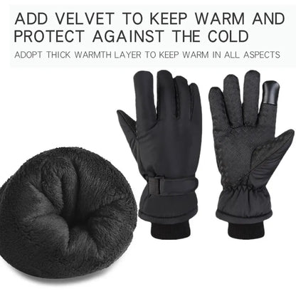 Ski Gloves Winter Waterproof Thermal Warm Touchscreen Cycling Mittens