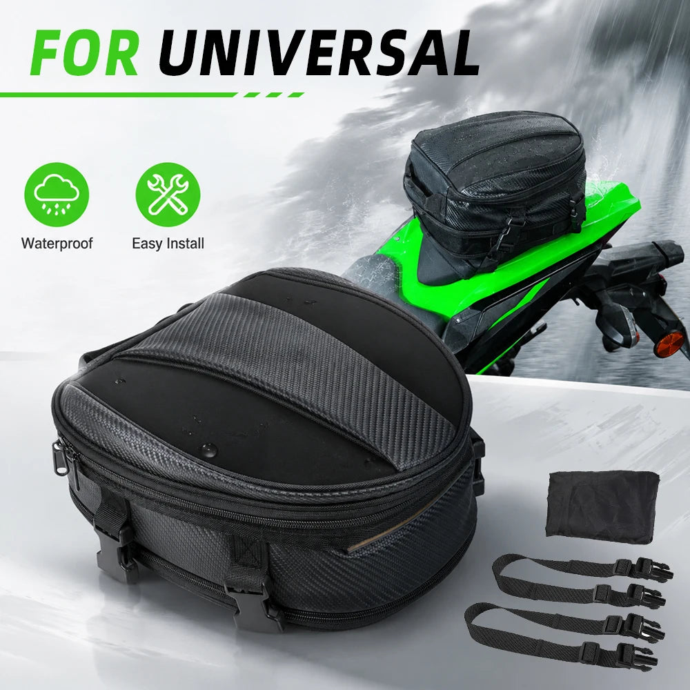 Bike Rain Cover Waterproof Tail Bag for Electric Dirt Bike Scooter