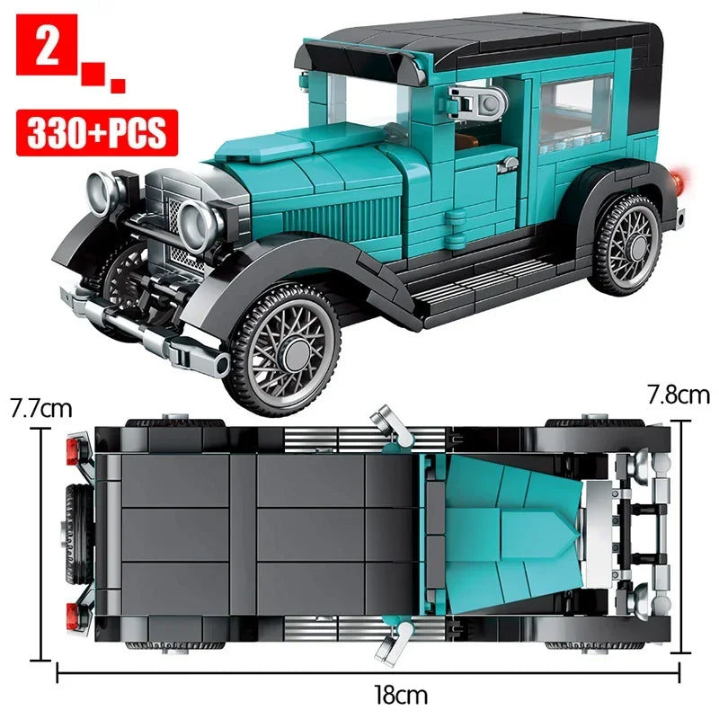 Car Series Building Blocks Model Sets Sports Racing Speed Champion DIY Educational Bricks Toys Boys Kids Adult Christmas Gifts-EXPROTAS