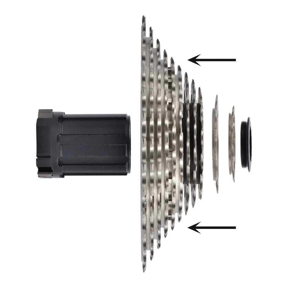GOLDIX Road Bike Cassette | 11/12 Speed CNC 11–52T Flywheel for SHIMANO HG