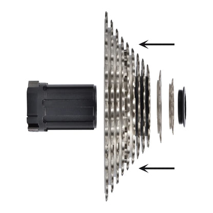 GOLDIX Road Bike Cassette | 11/12 Speed CNC 11–52T Flywheel for SHIMANO HG