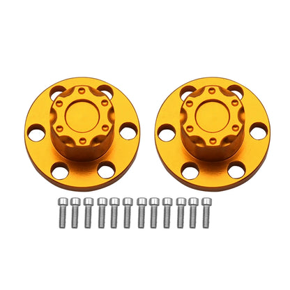 1/10 RC Crawler Metal Wheel Center Dust Caps 6-Hole for 1.9" & 2.2" Wheels - EXPROTAS
