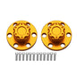 1/10 RC Crawler Metal Wheel Center Dust Caps 6-Hole for 1.9" & 2.2" Wheels - EXPROTAS