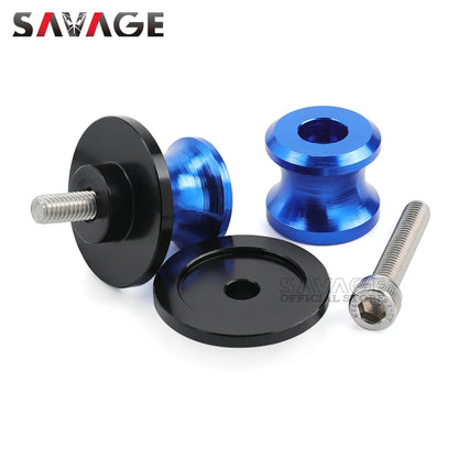 For Yamaha MT-09 MT-10 Tracer 900 XSR900 Swingarm Spools Slider M6 Stand Screws