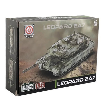 1:72 Tank Model Building Assembly Toy Gifts Educational Decor Collectibles