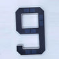 Solar House Number Light LED Address Plaque Sign for Door Wall Outdoor