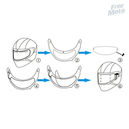 WINTER Motorcycle electric heating film anti-fog visor for Helmet heating ultra clear lenses patch film-EXPROTAS