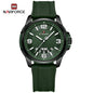 NAVIFORCE Creative TPU Strap Male Wristwatch Fashion Sports 3ATM Waterproof Quartz Day and Date Display Men Watches Reloj Hombre-EXPROTAS