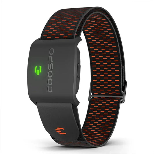 Heart Rate Monitor Armband for Fitness Running BLE5.0 Peloton Zwift
