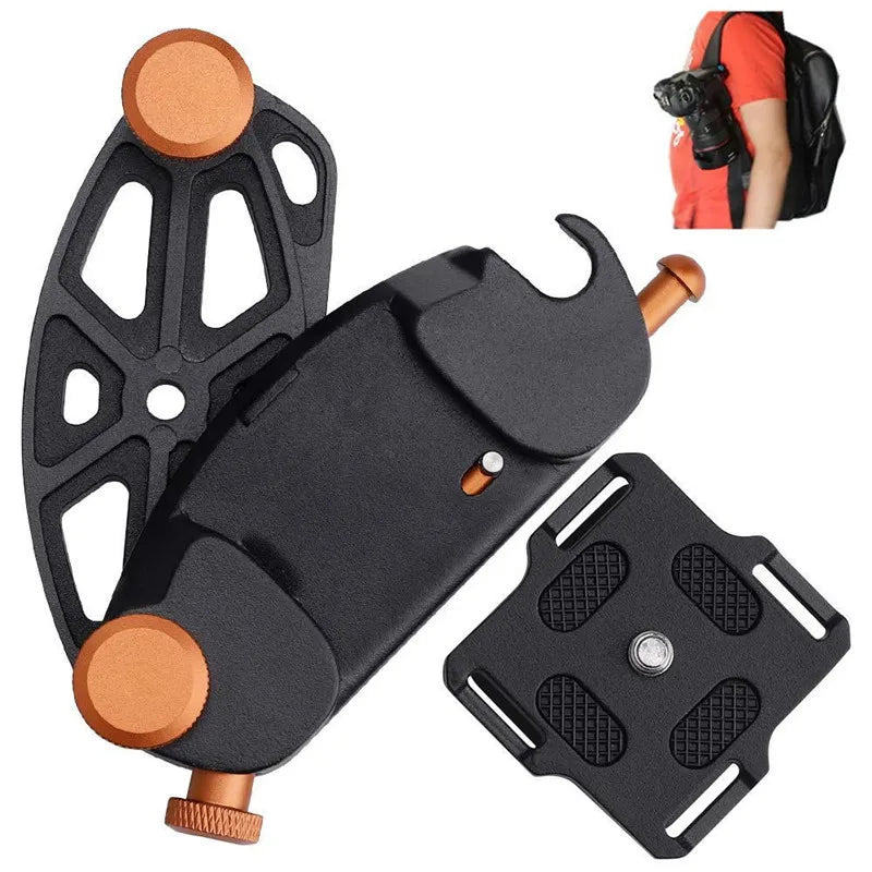 Camera Waist Belt Clip Quick Release Buckle Backpack Shoulder Strap Mount Holder