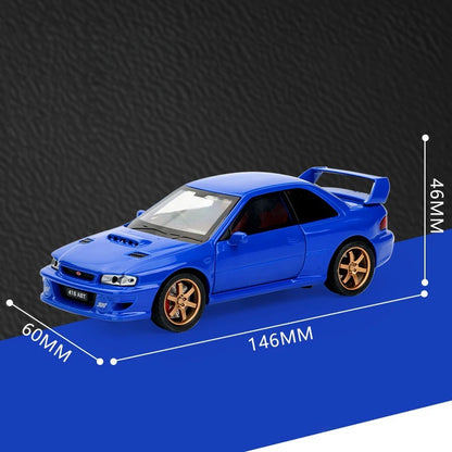 JDM 1/32 Impreza WRX STI Supercar Diecast Model Alloy Metal Car Classic Love Collection Hobby Birthday Gifts With Friend Trendy