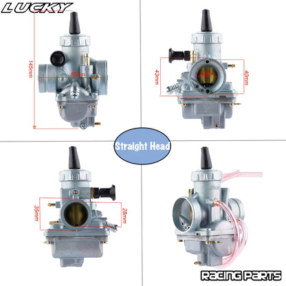 28mm for Mikun VM24 Carburetor for Yamaha DT125 RX125 RT100 MX100 MX175 TZR125 2-Stroke