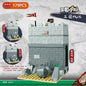 Three Kingdoms City Siege Building Blocks Ancient Military Turret Car Bricks Toy Gift
