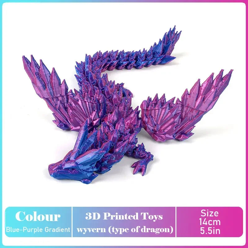 3D Printed Tyrannosaurus Rex Dinosaur Model Jointed Movable Realistic Decor
