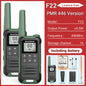 2Pcs Walkie Talkie Baofeng F22 Long Range PMR446 2-Way Radio for Camping
