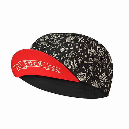 Classic Retro Red Cycling Caps Breathable Summer Hat for Men and Women