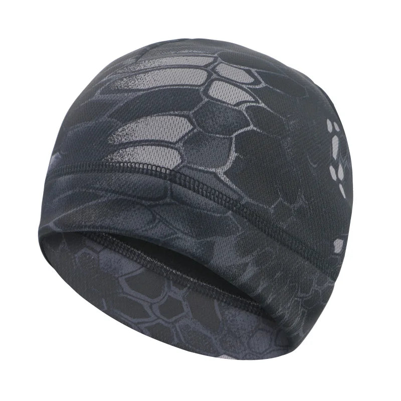 Men Women Winter Fleece Beanie Hat, Windproof Tactical Military Skull Cap for Hiking Hunting