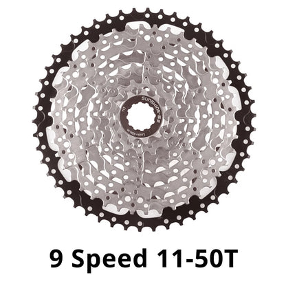 SUNSHINE 9-Speed MTB Cassette 11-25T to 11-50T Shimano/SRAM Compatible