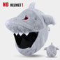 Protection Headgear Cover Plush Helmet for Motorcycle Full Face Cartoon
