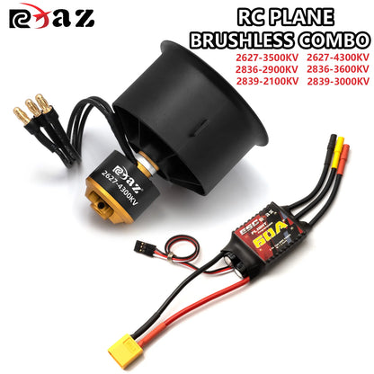 Rcxaz RC Mini Brushed ESC 30A Electric Motor for 1/10 Scale Car