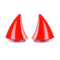 2PCS Motorcycle Helmet Horn Decoration Adhesive Suction Cup Accessories