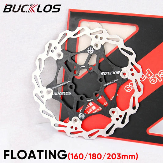 BUCKLOS MTB Floating Disc Brake Rotors 2pc 160mm 180mm 203mm Bicycle
