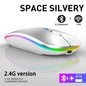 RGB Wireless Bluetooth Mouse 3600DPI LED Rechargeable for PC Laptop Gamer