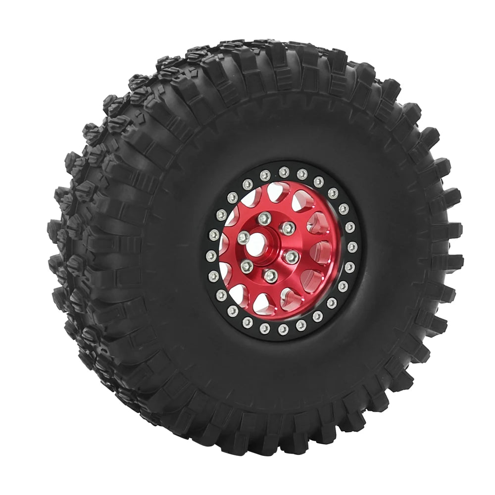Beadlock Wheel 1.9 Metal Rim for 1/10 RC Crawler Axial SCX10 TRX-4 Redcat