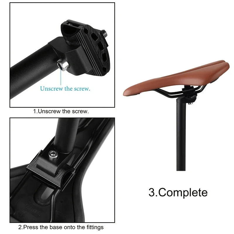 Bicycle Saddle Medium Padding Bike Seat for Mountain Road Bikes Comfort