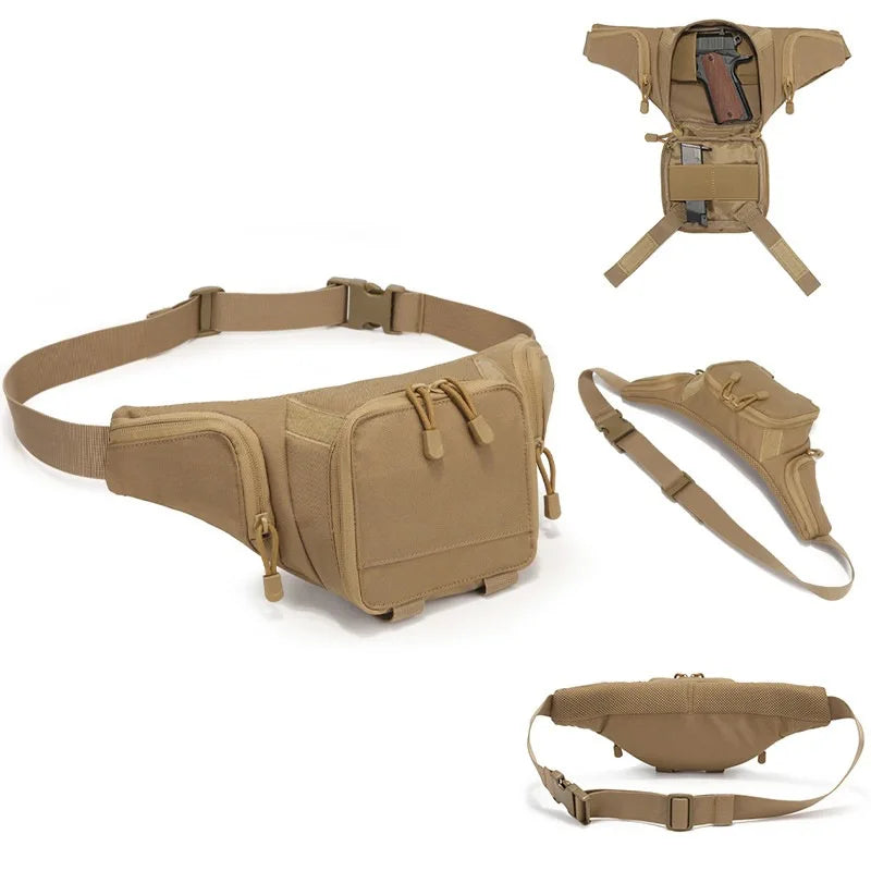 Concealed Carry Waist Bag Adjustable Fanny Pack Tactical Storage Belt