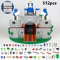 Medieval Knight Castle Building Blocks MOC Construction Scene Brick Toy Set
