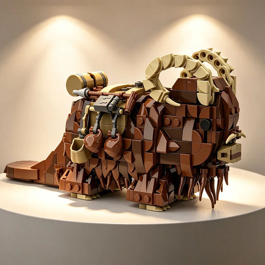 Action Monster Mount Building Blocks Rhino Constructor Model Bricks