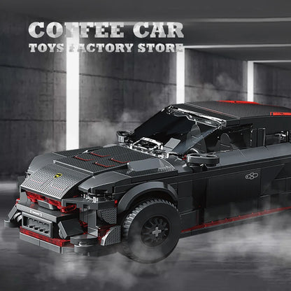 City SUV Off-Road Vehicle Building Blocks MOC Station Wagon Brick Toy Set