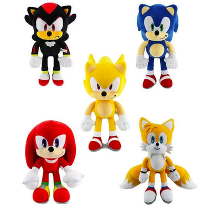 Sonic Plush Toy for Kids 30cm Soft Stuffed Animal with Furry Paws And Tail High-Quality Birthday Gift TV & Movie Character Theme