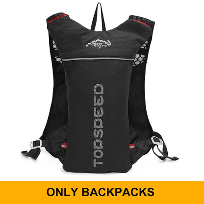 Outdoor Trail Running 5L Ultralight Backpack Hydration Jogging Vest Men Breathable Marathon Bicycle Bag Water Bottle 500ML-EXPROTAS