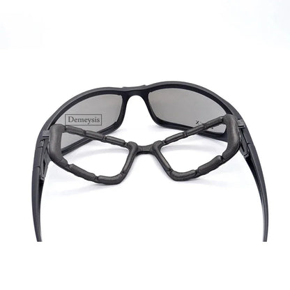 Daisy Tactical Polarized Sunglasses Goggles with 4 Lens Original Box for Men