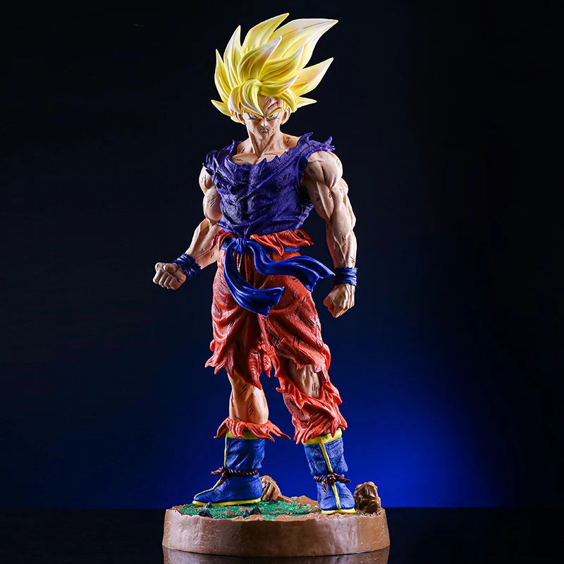 43cm Dragon Ball Z Son Goku Figure GK Super Saiyan Son Goku Action Figure PVC Vegeta Collection Statue Model Figurine Toys-EXPROTAS