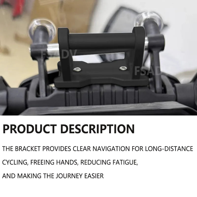 CNC GPS Phone Holder Mount Bracket For CFMOTO 450MT 2024 2025 Navigation