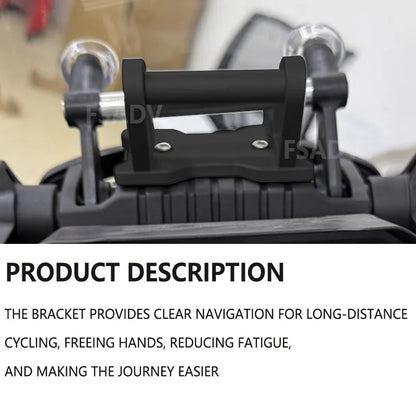 CNC GPS Phone Holder Mount Bracket For CFMOTO 450MT 2024 2025 Navigation