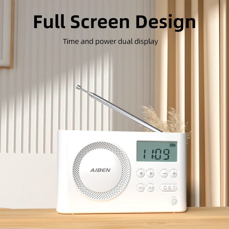 Portable Rechargeable Digital FM Port Device Speaker USB Handheld