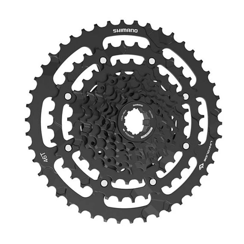 Shimano 9 Speed Cassette 11-36T 11-46T Compatible with Shimano CUES CS-LG300 LinkGlide