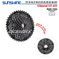 SUNSHINE MTB Cassette 8/9/10/11/12 Speed HG Sprocket for Shimano Freehub