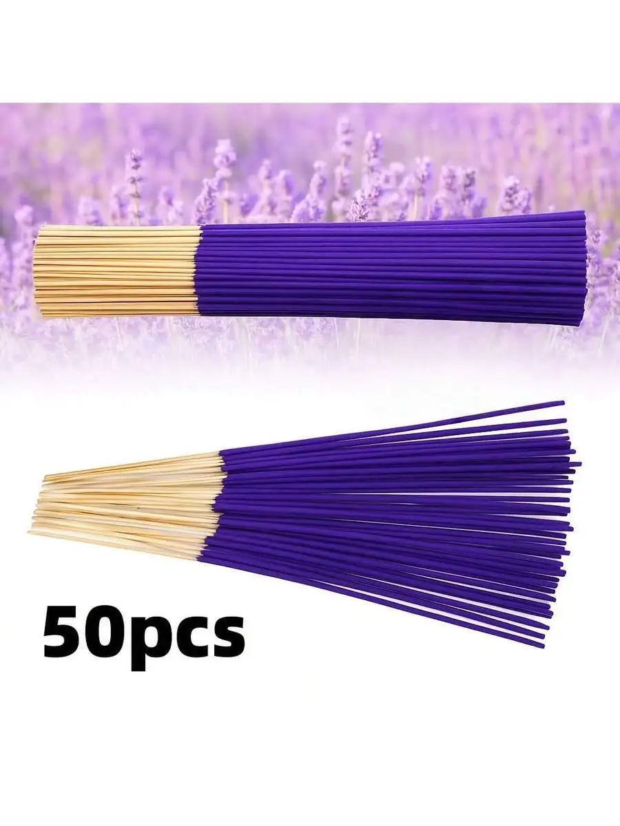 80Pcs Incense Sticks Lavender Fragrance for Families Yoga and Gifts