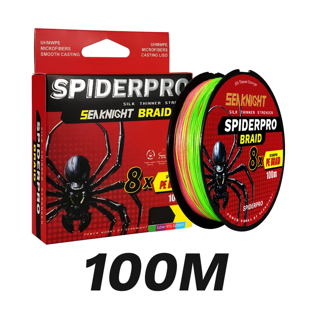 SeaKnight PE Line 100M Braided Fishing Line 15-100LB Saltwater Strong