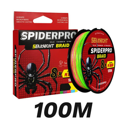 SeaKnight PE Line 100M Braided Fishing Line 15-100LB Saltwater Strong